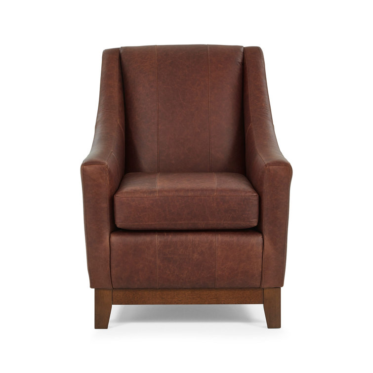 Birch Lane Elodia Leather Armchair Wayfair Canada